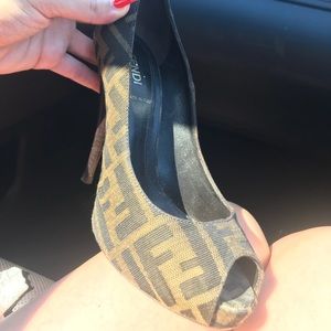 100% Authentic Fendi Heels